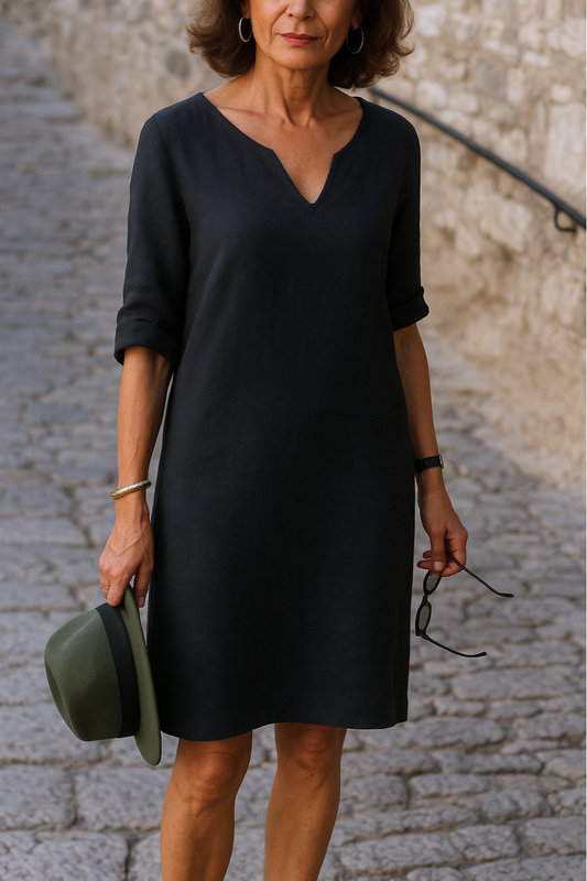 Bea™ Elegant V-Neck Dress
