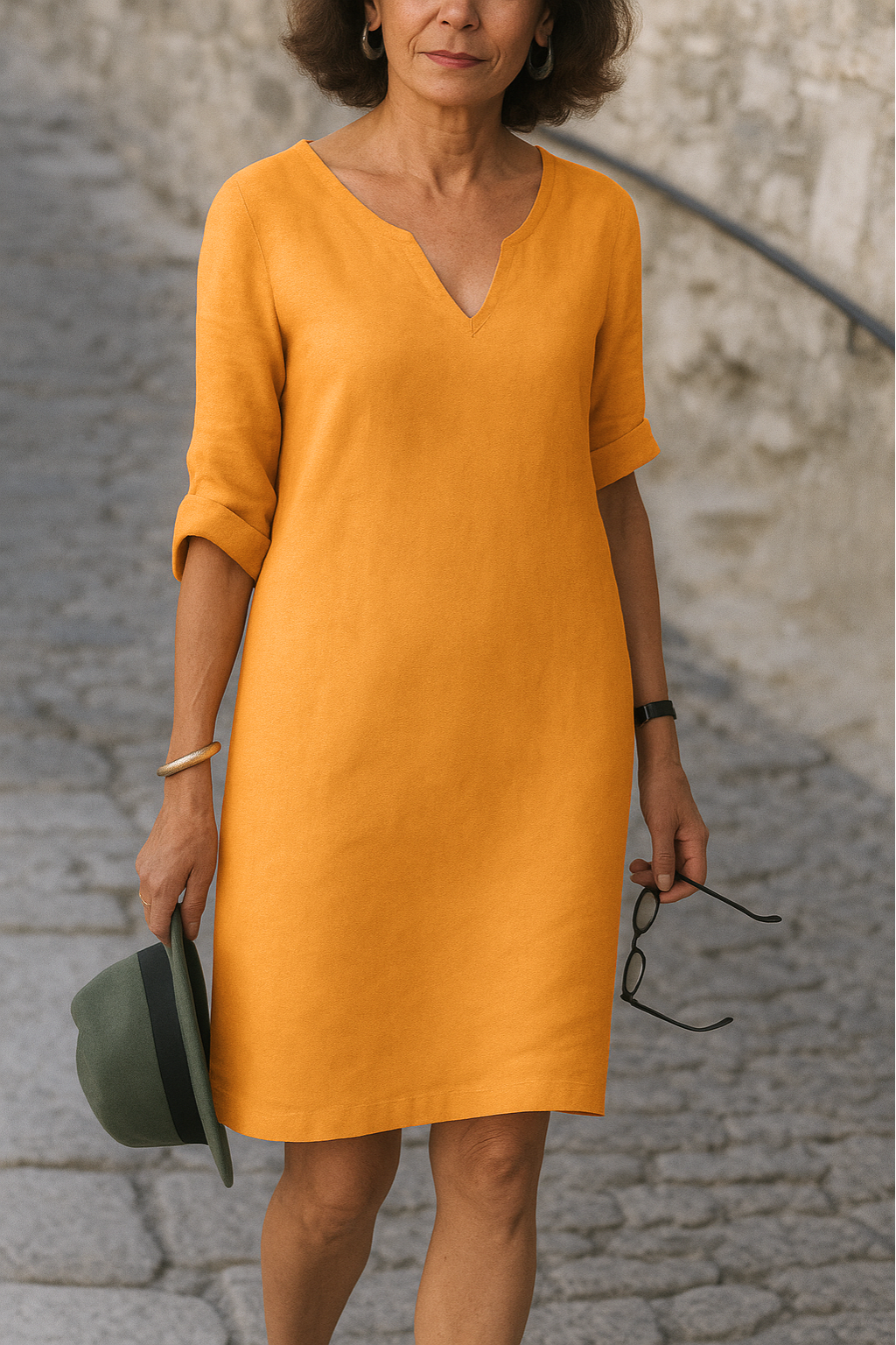 Bea™ Elegant V-Neck Dress