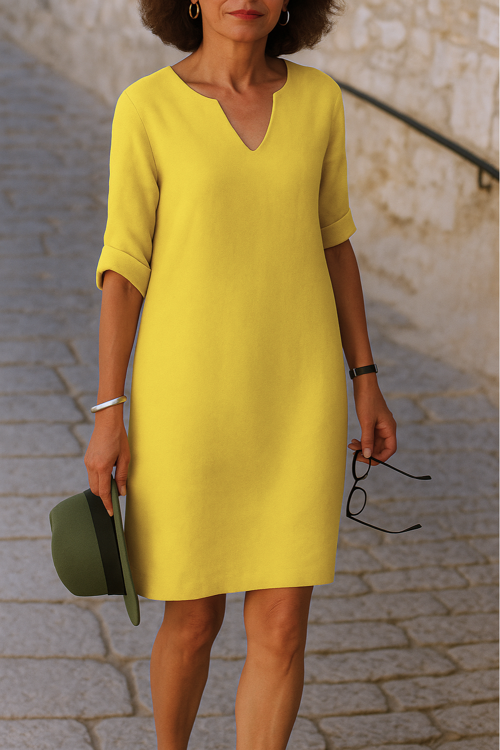 Bea™ Elegant V-Neck Dress
