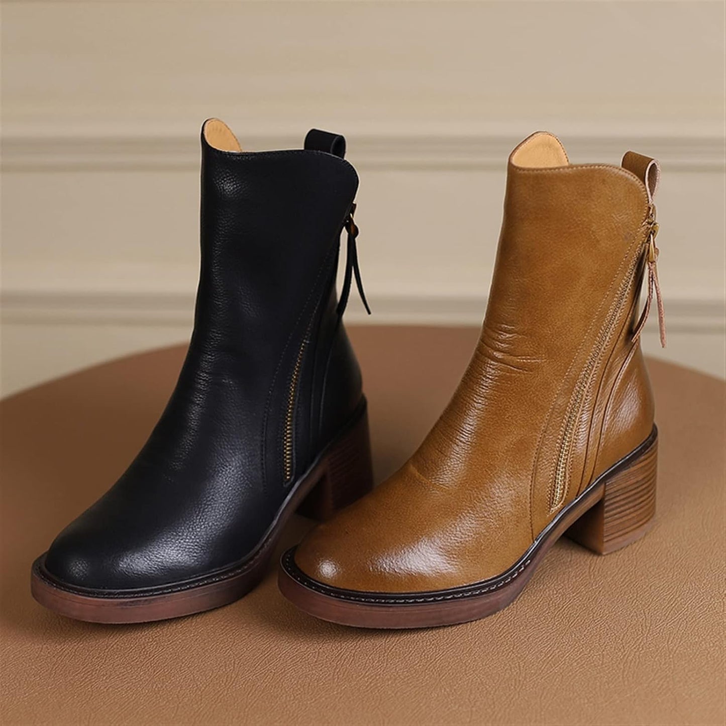 Adalie™ Elegant Zipper Boots