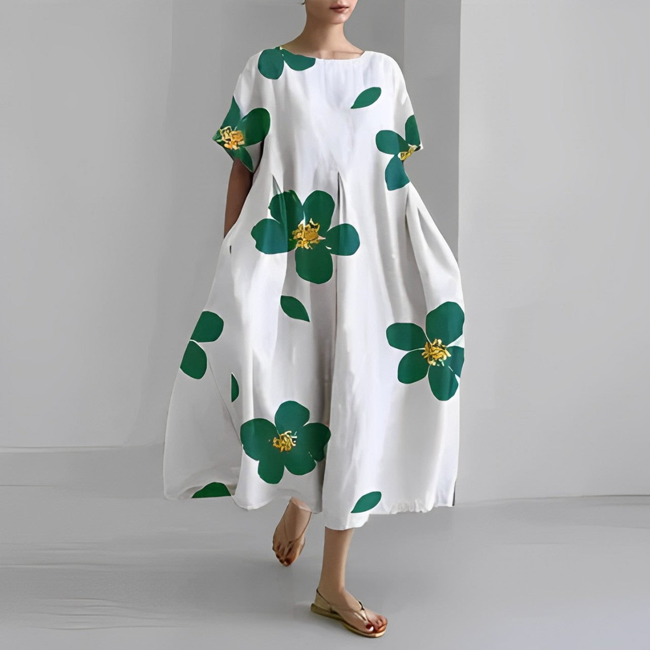 Ruby™ Retro Big Swing Loose Maxi Dress