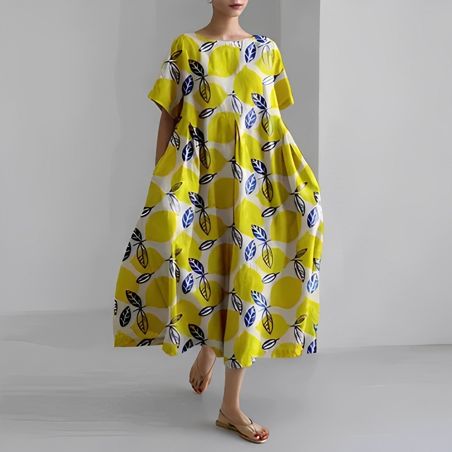Ruby™ Retro Big Swing Loose Maxi Dress