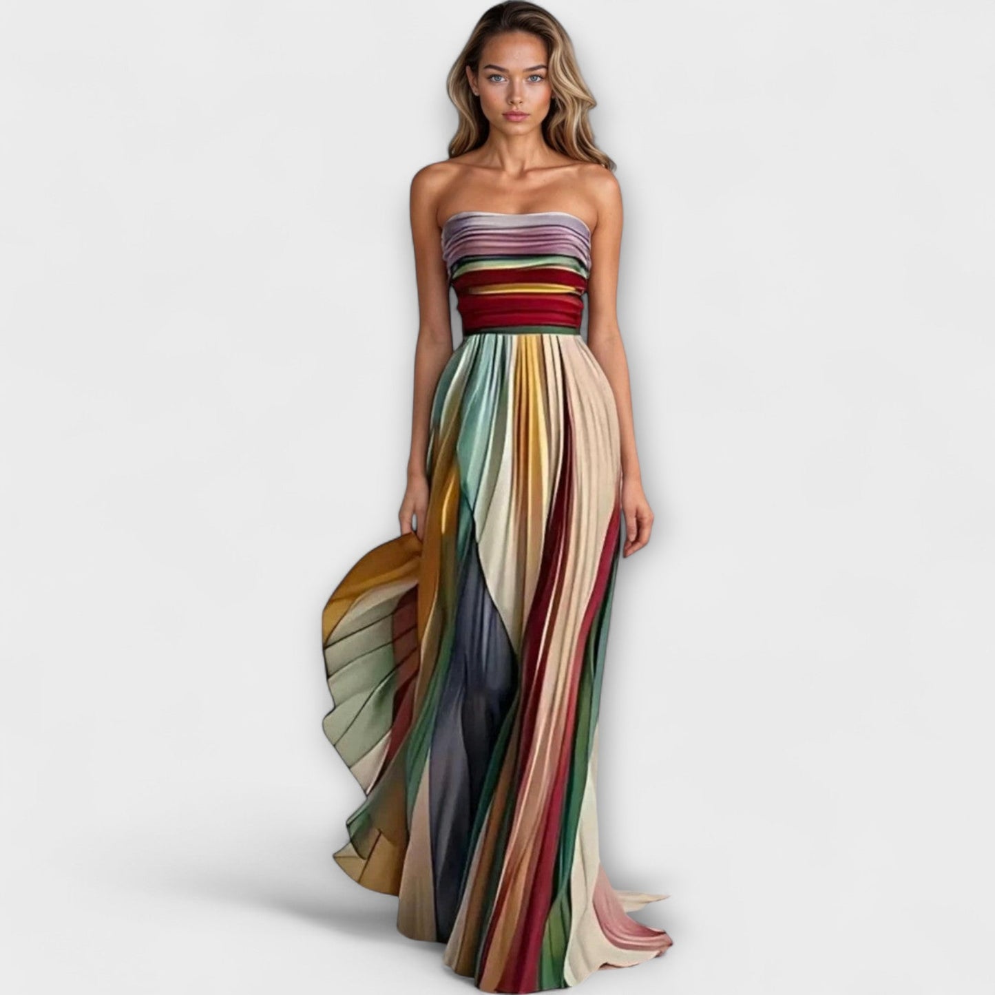 River™ Colourful Strapless Dress