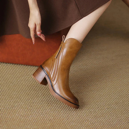 Adalie™ Elegant Zipper Boots