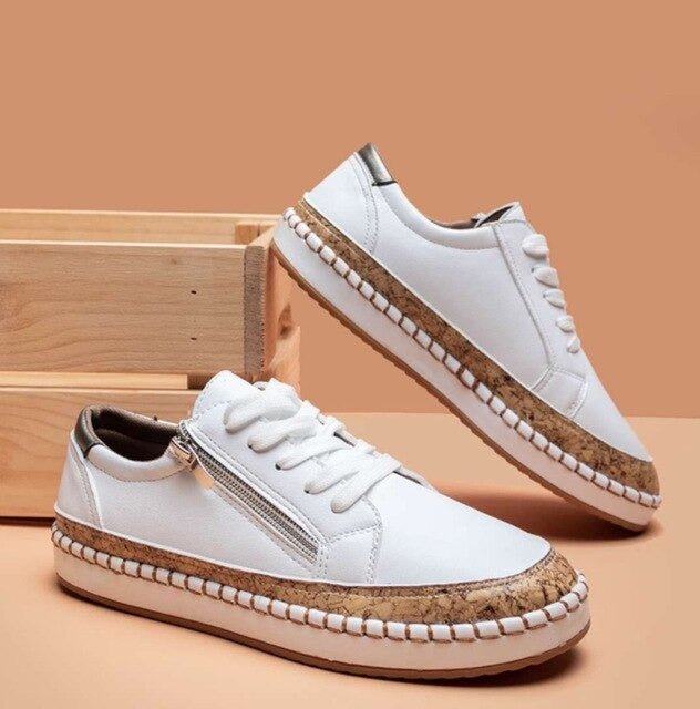 Nora™ Floral Orthopedic Zipper Sneakers